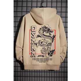 Tshirthane Unisex Osaka Baskılı Kapüşonlu Sweatshirt