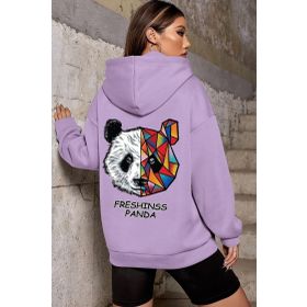 Tshirthane Unisex Panda Sırt Baskılı Sweatshirt