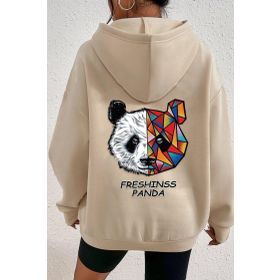Tshirthane Unisex Panda Sırt Baskılı Sweatshirt