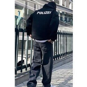 Tshirthane Unisex Polizei Sırt Baskılı Sweatshirt