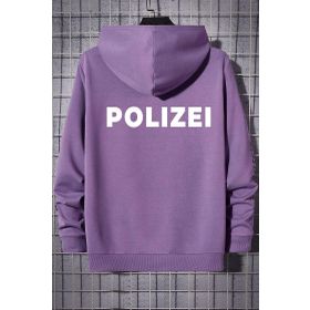 Tshirthane Unisex Polizei Sırt Baskılı Sweatshirt