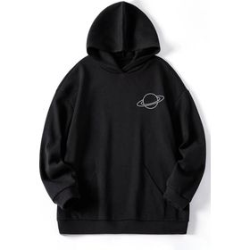 Tshirthane Unisex Saturn Baskılı Sweatshirt