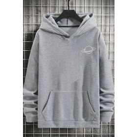 Tshirthane Unisex Saturn Baskılı Sweatshirt