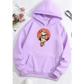 Tshirthane Unisex Shinobi Kedi Baskılı Sweatshirt