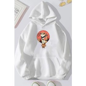 Tshirthane Unisex Shinobi Kedi Baskılı Sweatshirt