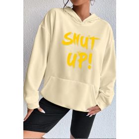 Tshirthane Unisex Shut Up Baskılı Sweatshirt