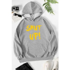 Tshirthane Unisex Shut Up Baskılı Sweatshirt