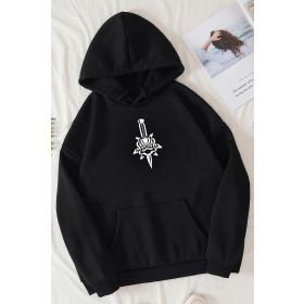 Tshirthane Unisex Skullcracked Baskılı Sweatshirt