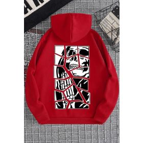 Tshirthane Unisex Skullcracked Baskılı Sweatshirt