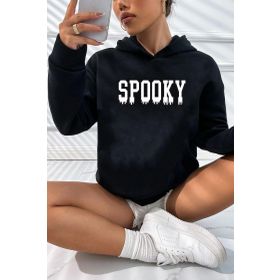 Tshirthane Unisex Spooky Baskılı Sweatshirt
