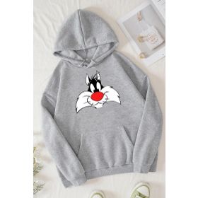 Tshirthane Unisex Sylvester Baskılı Sweatshirt