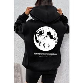 Tshirthane Unisex The Moon Baskılı Sweatshirt