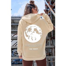 Tshirthane Unisex The Moon Baskılı Sweatshirt