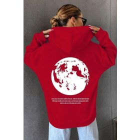 Tshirthane Unisex The Moon Baskılı Sweatshirt