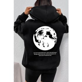 Tshirthane Unisex The Moon Baskılı Sweatshirt