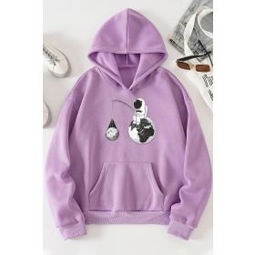 Tshirthane Unisex Uzay Temalı Baskılı Sweatshirt