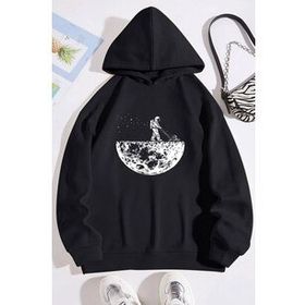 Tshirthane Unisex Uzay Temalı Sweatshirt