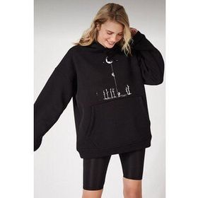 Tshirthane Unisex Uzay Temalı Sweatshirt