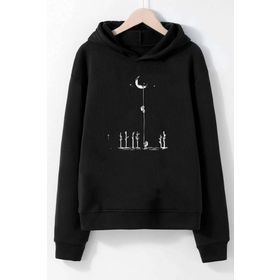 Tshirthane Unisex Uzay Temalı Sweatshirt