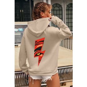 Tshirthane Unisex Yıldırım Baskılı Sweatshirt