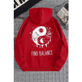 Tshirthane Unisex Yin & Yang Tasarım Sweatshirt