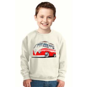Tshirthane Volkswagen t1 minibüs Erkek Uzun Kollu Sweatshirt