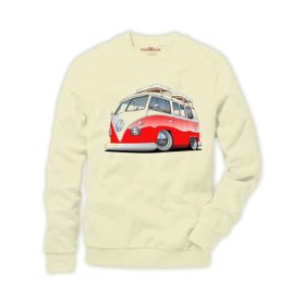 Tshirthane Volkswagen t1 minibüs Erkek Uzun Kollu Sweatshirt
