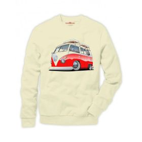 Tshirthane Volkswagen t1 minibüs Erkek Uzun Kollu Sweatshirt