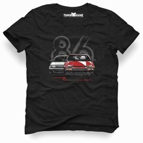 Tshirthane vw volkswagen 1986 86 Siyah Erkek T-shirt
