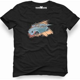 Tshirthane VW Volkswagen Beetle Siyah Erkek T-shirt