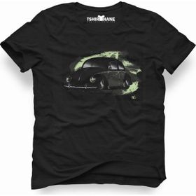 Tshirthane VW Volkswagen Beetle Siyah Erkek T-shirt