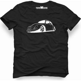 Tshirthane VW Volkswagen Beetle Siyah Erkek T-shirt