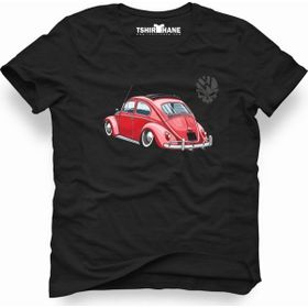Tshirthane VW Volkswagen Beetle Siyah Erkek T-shirt