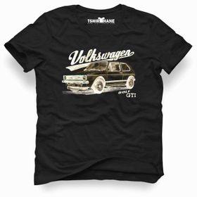 Tshirthane vw volkswagen golf gti Siyah Erkek T-shirt