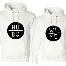 Tshirthane Wife Hubs 2'li Sevgili Sweatshirt