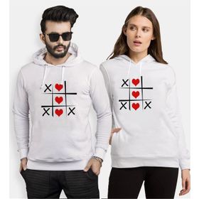 Tshirthane Xox Kalp 2'li Sevgili Sweatshirt