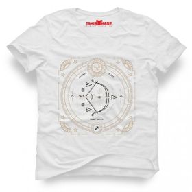 Tshirthane Yay Burcu Sagittarius Beyaz Erkek T-shirt