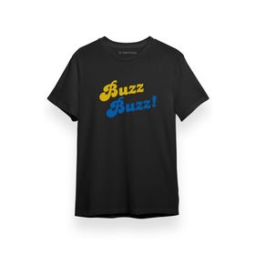 Tshirthane Yellowjackets Buzz Buzz Siyah Kısa Kol Erkek T-shirt