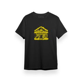 Tshirthane Yellowjackets Camp House Siyah Kısa Kol Erkek T-shirt