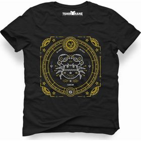 Tshirthane Yengeç Burcu Cancer Siyah Erkek Tshirt