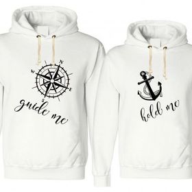 Tshirthane Yol Göster Beni Tut 2'li Sevgili Sweatshirt