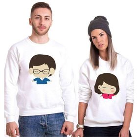 Tshirthane Yukarı bak Sevgili Kombinleri Sweatshirt