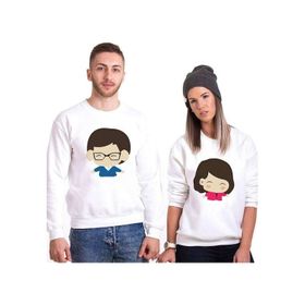 Tshirthane Yukarı bak Sevgili Kombinleri Sweatshirt