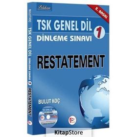 TSK Genel Dil Dinleme Sınavı 1 Restatement Bulut Koç Pelikan Tıp Teknik Yayınları