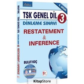 TSK Genel Dil Dinleme Sınavı 3 Restatement - Inference Bulut Koç Pelikan Tıp Teknik Yayınları