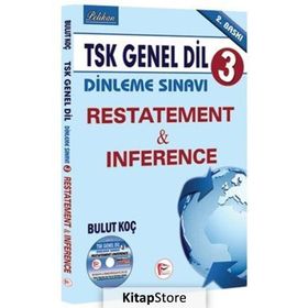 TSK Genel Dil Dinleme Sınavı 3 Restatement - Inference Bulut Koç Pelikan Tıp Teknik Yayınları