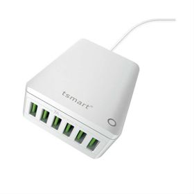 Tsmart 6 USB Çıkışlı 7A Şarj Cihazı