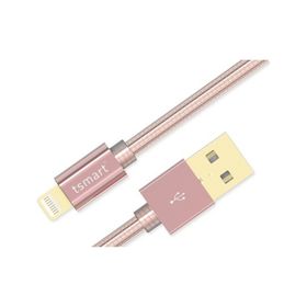 Tsmart Çift taraflı Şarj Girişi Özel Alaşımlı iPhone Şarj Kablosu