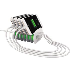 Tsmart Ergonomik Dizayn 6 USB Çıkışlı Şarj Cihazı