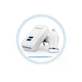Tsmart iPhone Şarj Kablolu 3 in1 Şarj Seti